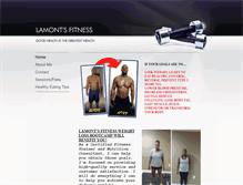 Tablet Screenshot of lamontfitness.com